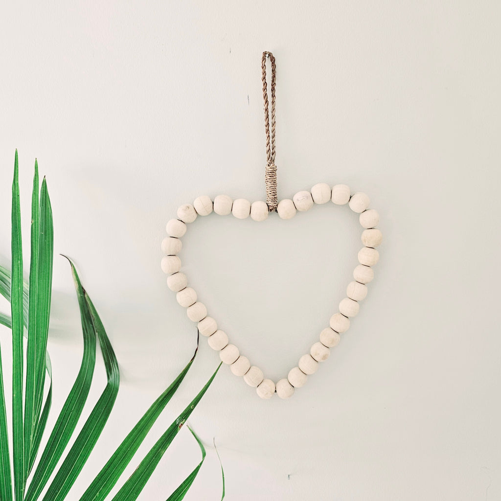 Natural Beaded_Heart__Homewares_Home_Story_NZ
