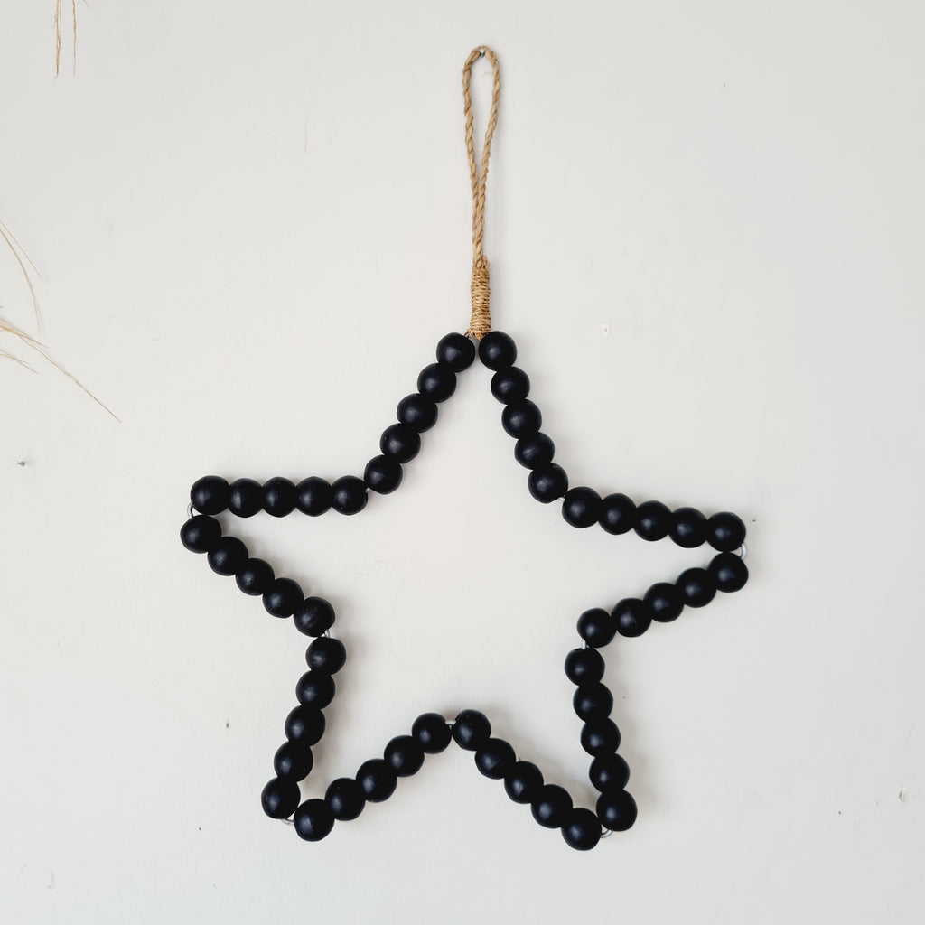 Black_Beaded_Star__Homewares_Home_Story_NZ